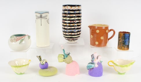 Contemporary Studio Art Pottery Incl. Laura ZIndel, Hee Seung, Susan Beiner