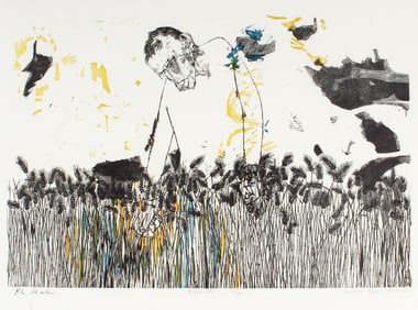 Ben Shahn & Leonard Baskin, Beatitudes, Woodcut