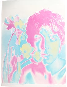 Richard Avedon The Beatles, Two 1967 Posters, McCartney, Harrison