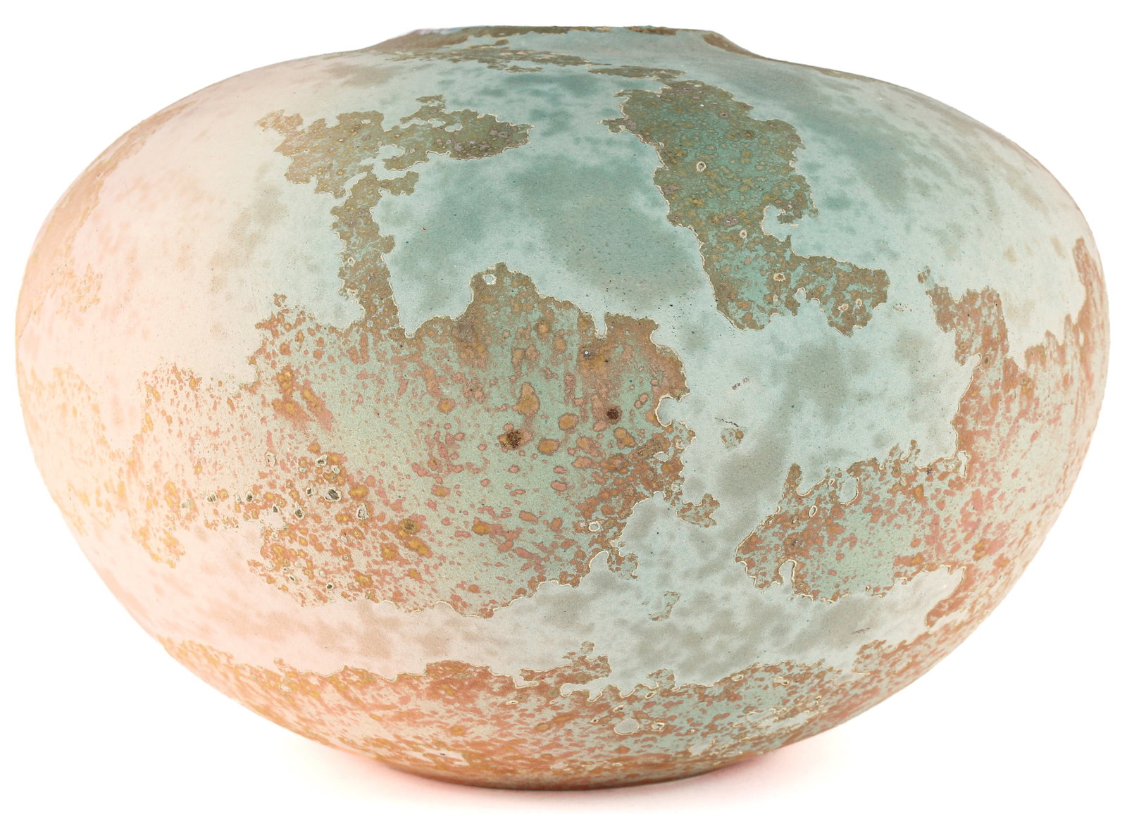 Tony Evans, Raku Studio Art Pottery Pot / Vase (1 of 5)