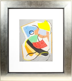 John Ferren (American, 1905-1970) For a Child's Room, MOMA Exhibited Gouache Sketch for a Rug