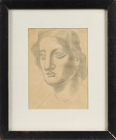 Jan Matulka (Czech, 1890-1972) Untitled, Graphite on Paper