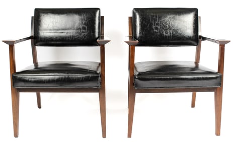 Two Mid Century Stow & Davis Armchairs