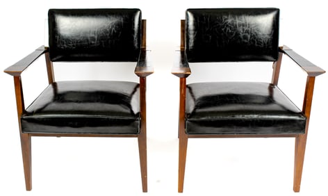 Two Mid Century Stow & Davis Armchairs