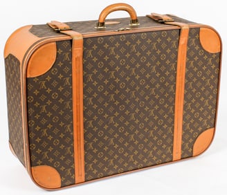 Vintage Louis Vuitton Large Monogram Canvas Suitcase
