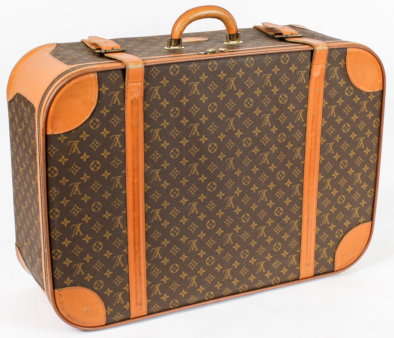Vintage Louis Vuitton Large Monogram Canvas Suitcase (1 of 10)