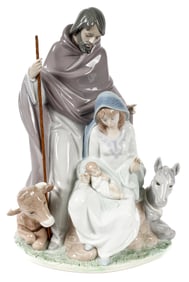 Lladro Porcelain Joyful Event Nativity Figurine