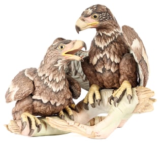 Boehm Young and Spirited Bicentennial Eagles Porcelain Figurine