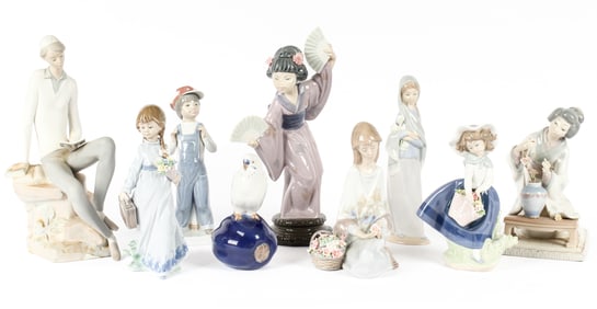 Lladro Porcelain Figurines Incl. Collector's Society