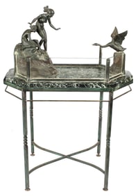Theodore Ullmann Austrian Bronze Aquarium / Terrarium, Early 20th Century