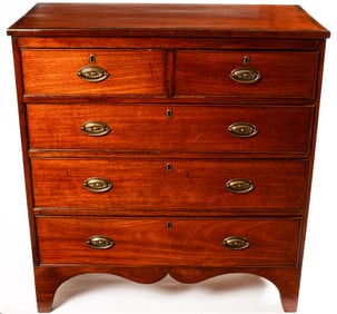 English George III Mahogany Chest of Drawers