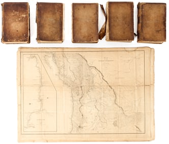 Narrative of the United States Exploring Expedition 1838-1842, Charles Wilkes, First Edition