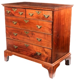Chippendale Mahogany Chest of Drawers, Late 18th Century