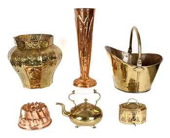 Estate Brass & Copper Grouping