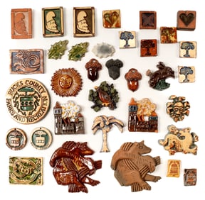 Mercer Moravian Pottery Pattern Art Tiles