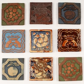 Mercer Moravian Pottery Art Tiles