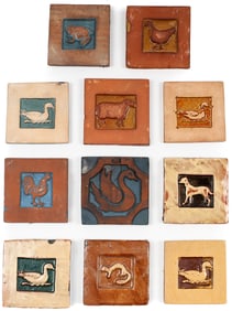 Mercer Moravian Pottery Art Tiles