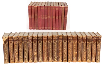 English Literature Book Sets, Thackeray's Works, George Meredith's Works