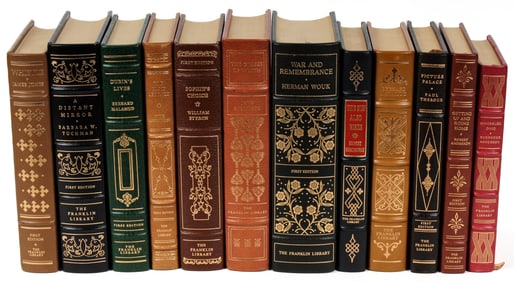 The Franklin Library Leather Bound American Literature Books Incl. First Editions