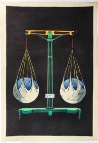 Seiko Kawachi (Japanese, B. 1948) Signed Color Woodblock Print
