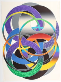 Hiroshi Murata (Japanese, B. 1941) Signed Color Lithograph