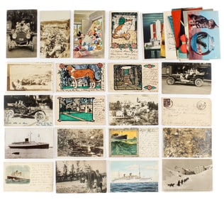 Violet Oakley, Elizabeth Shippen Green, Henrietta Cozens Postcard Correspondence