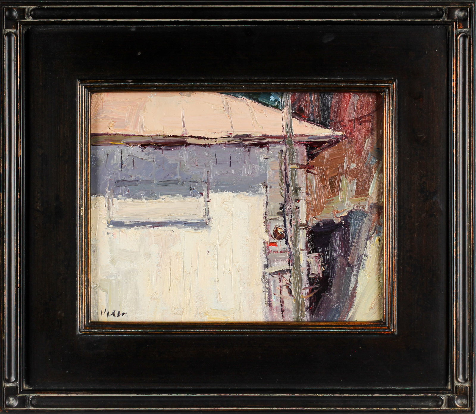 Valerie Craig (Pennsylvania, Contemporary) The Shed, Oil on Canvasboard Painting (1 of 4)