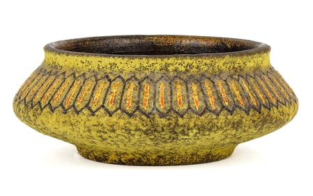 Raymor Aldo Londi Bitossi Pottery Lava Glaze Bowl