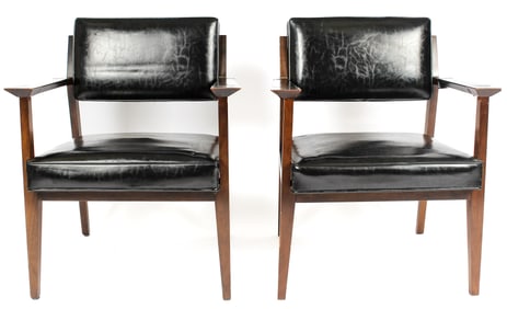 Two Mid Century Stow & Davis Armchairs