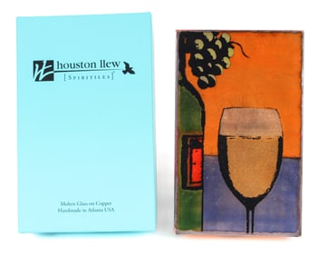 Houston Llew (American, Contemporary) Spiritile "Vino Vitae" #38