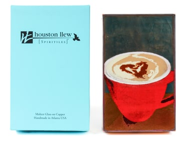 Houston Llew (American, Contemporary) Spiritile "Strong Brew" 125