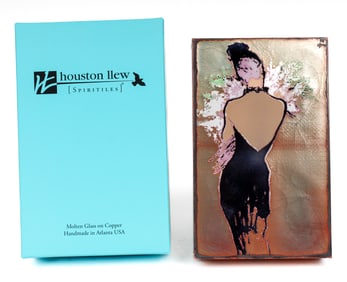 Houston Llew (American, Contemporary) Spiritile "Timless" #161