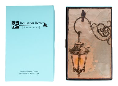 Houston Llew (American, Contemporary) Spiritile "Illuming" #143