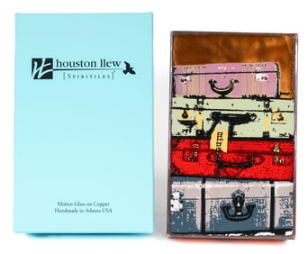 Houston Llew (American, Contemporary) Spiritile "Bon Voyage" #124