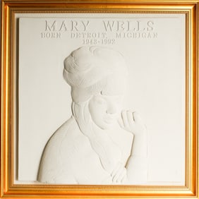 Andrew Wood (British, B. 1950) Mary Wells, Plaster Relief Sculpture, House of Blues