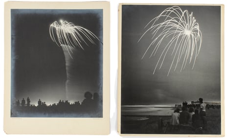 R.R. LaPelle (American, 20th Century) Asterisk (Fireworks) and Rocket-Tail (Fireworks), Silver