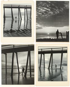 R.R. LaPelle (American, 20th Century) Four Silver Gelatin Print Photographs, "Break In The Weather",
