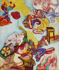 Christine McGinnis (American, 1937-2019) Untitled Abstract, Acrylic on Canvas