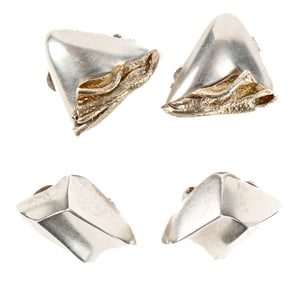 (2) Sets of N.E. From (Niels Erik From) Earring Clips