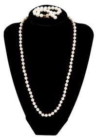 Pearl Bracelet and Necklace