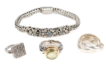 Group of Silver Jewelry