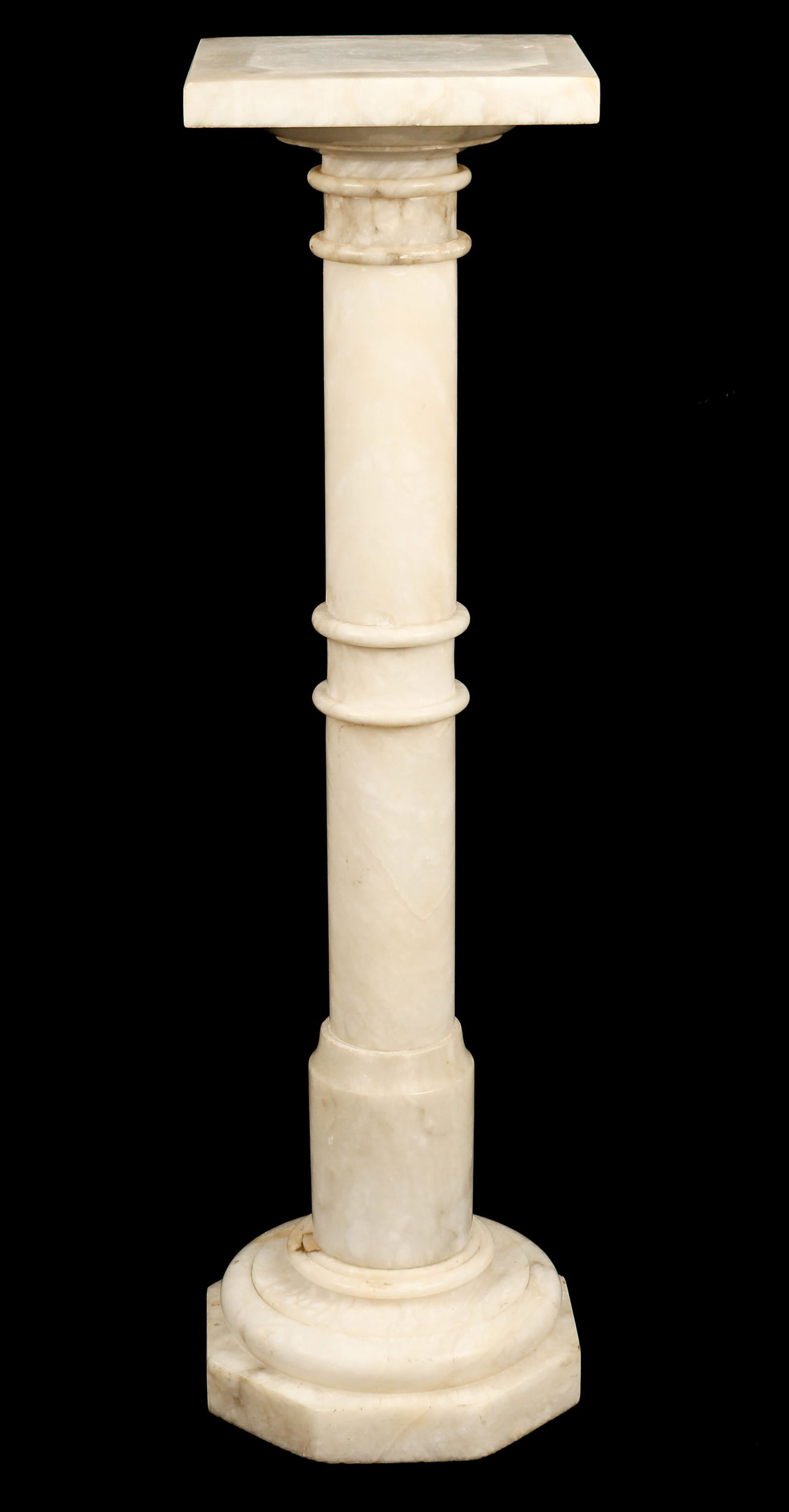 Antique Marble Pedestal Stand (1 of 7)