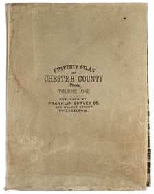 Chester County Pennsylvania 1933 Property Atlas