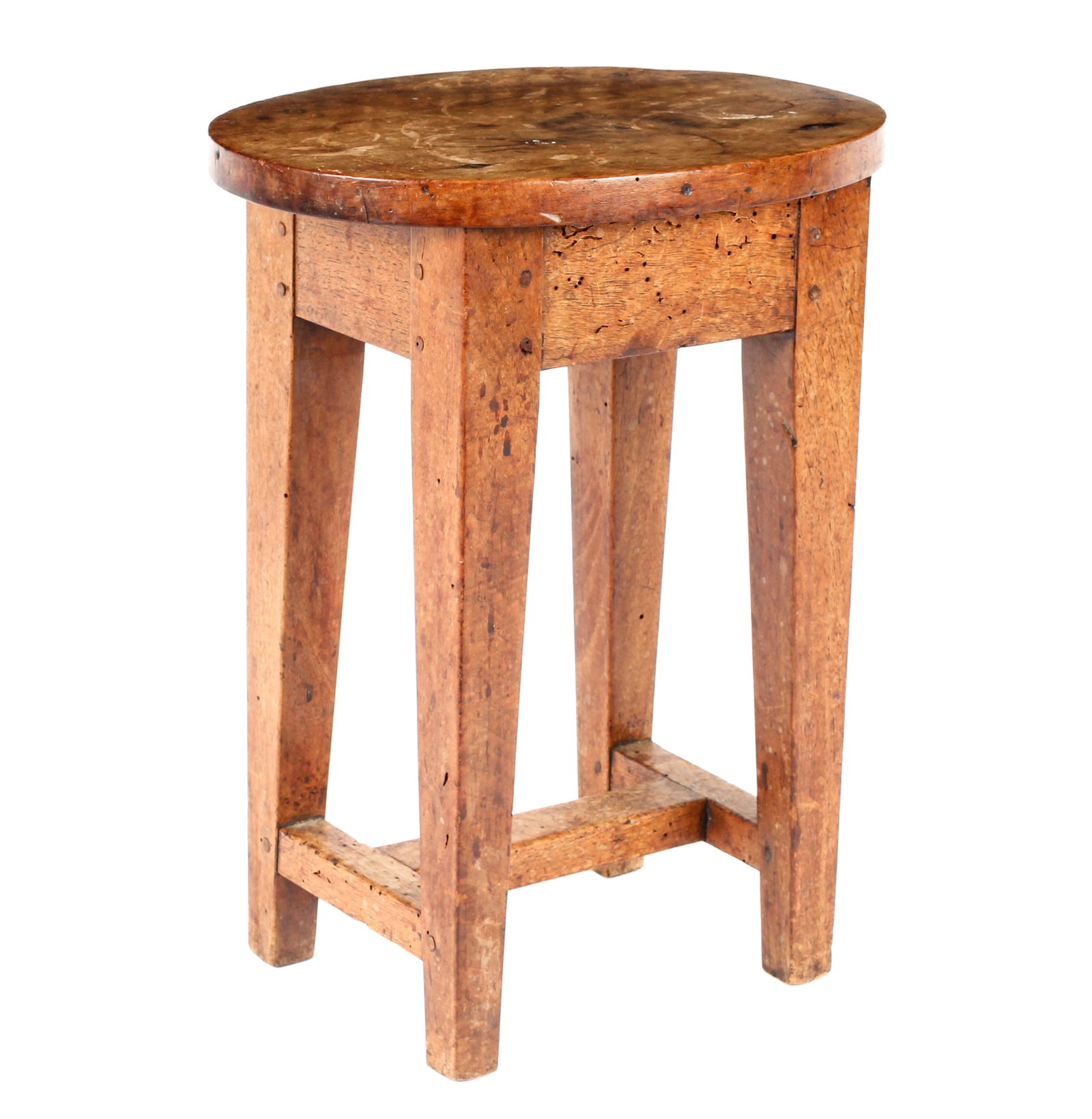 Antique Wooden Milking Stool (1 of 10)