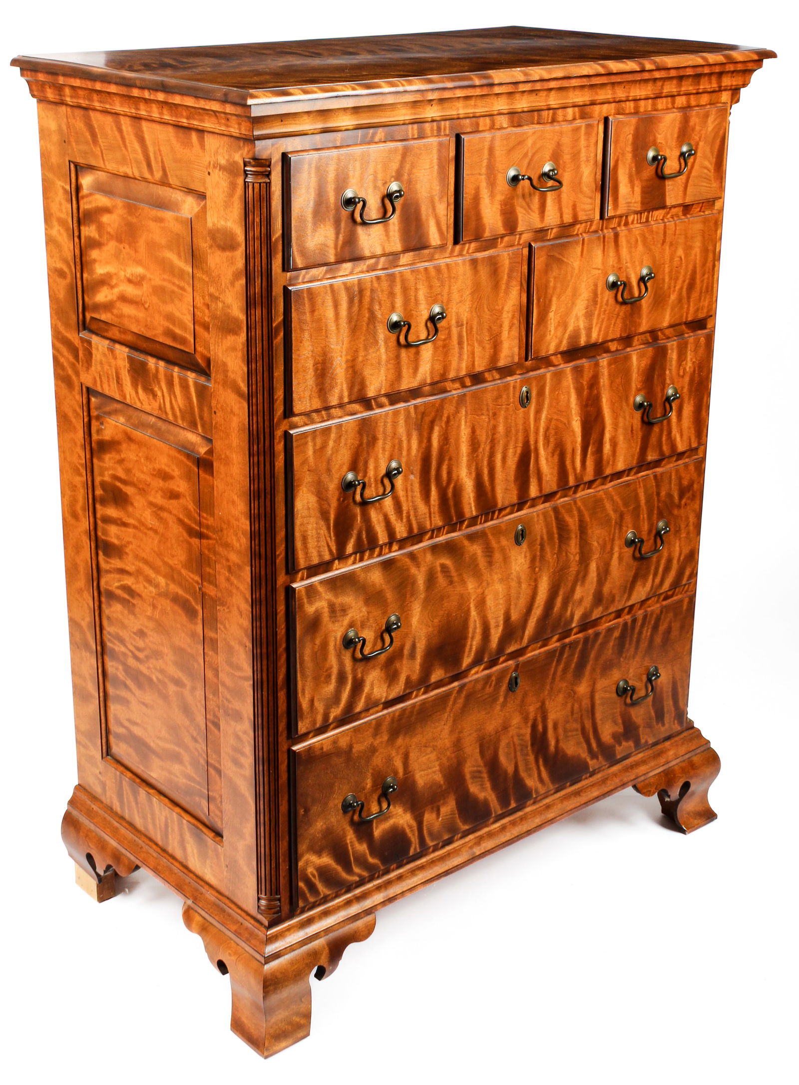 Louis Irion Figured Walnut Chest of Drawers (1 of 10)