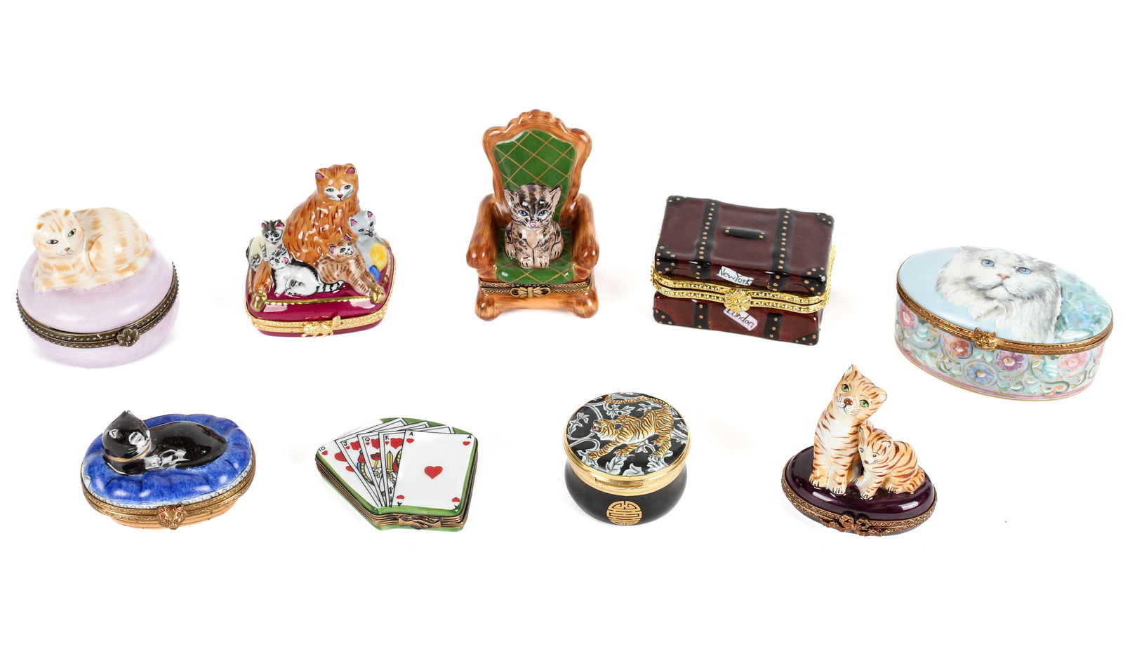 Limoges Porcelain Trinket Boxes (1 of 14)