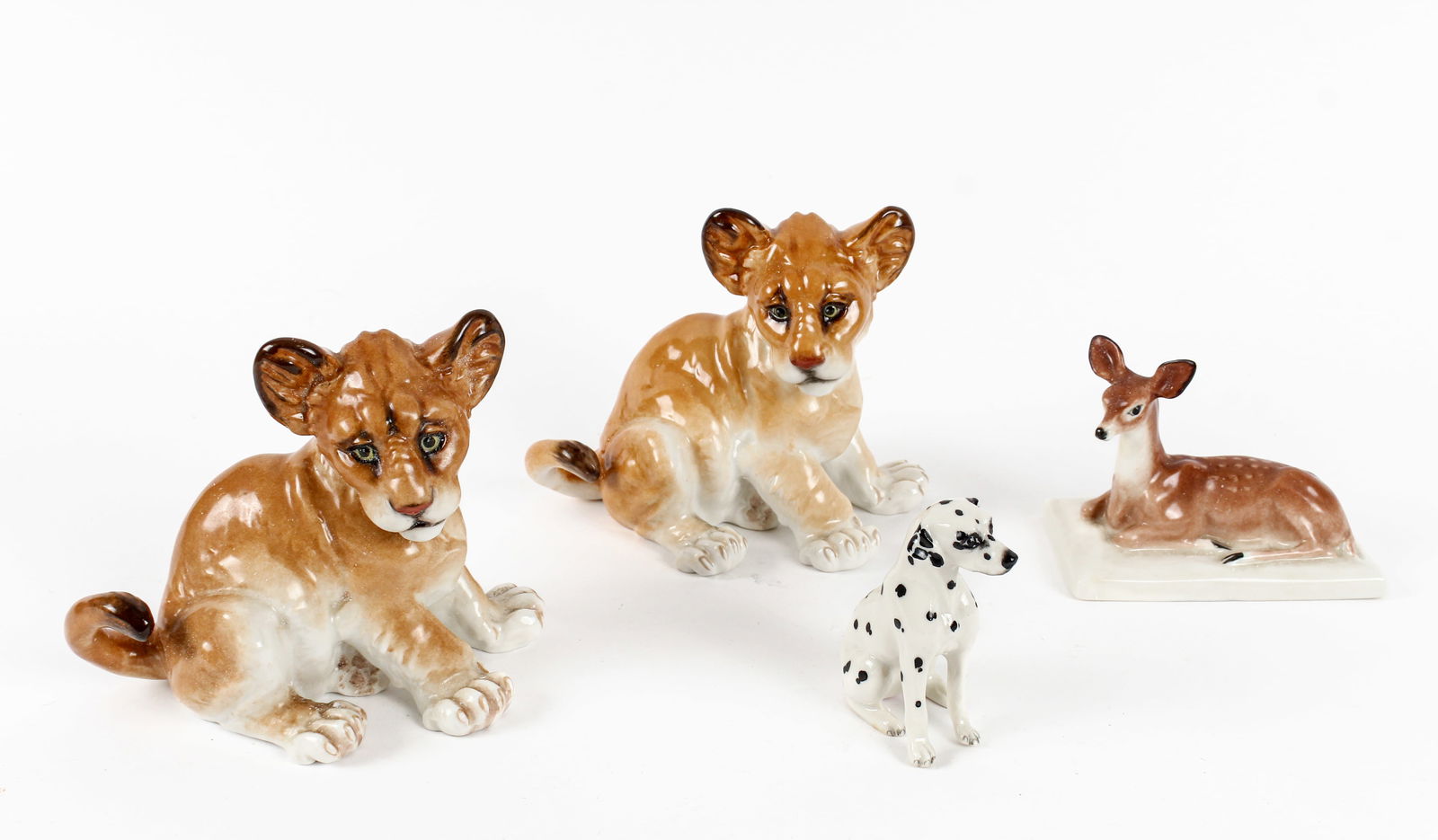 Four Boehm Porcelain Painted and Glazed Animal Figurines (1 of 8)