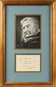 Ralph Vaughan Williams and Vladimir de Pachmann Signed Photographs