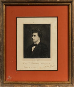 Pietro Mascagni (Italian, 1863-1945) Signed Portrait