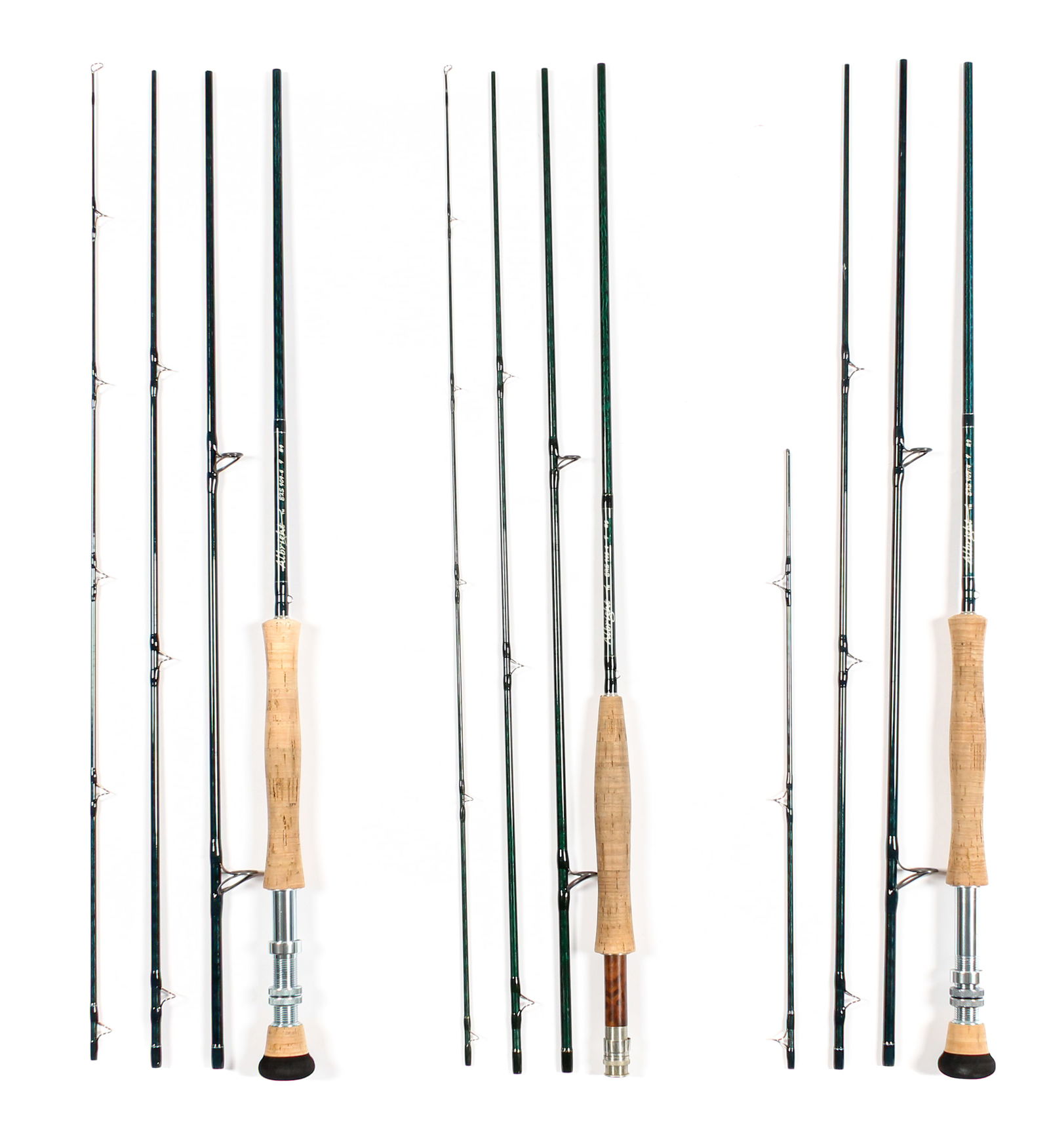 Three Albright Fly Fishing Rods Incl. Albright EXS 909-4, 905-4 (1 of 7)
